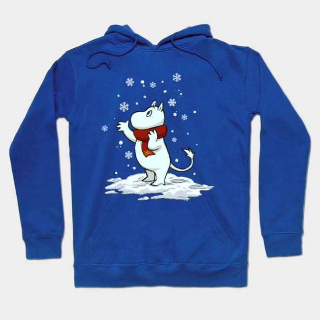 Winter Moomin Hoodie by Steamheart